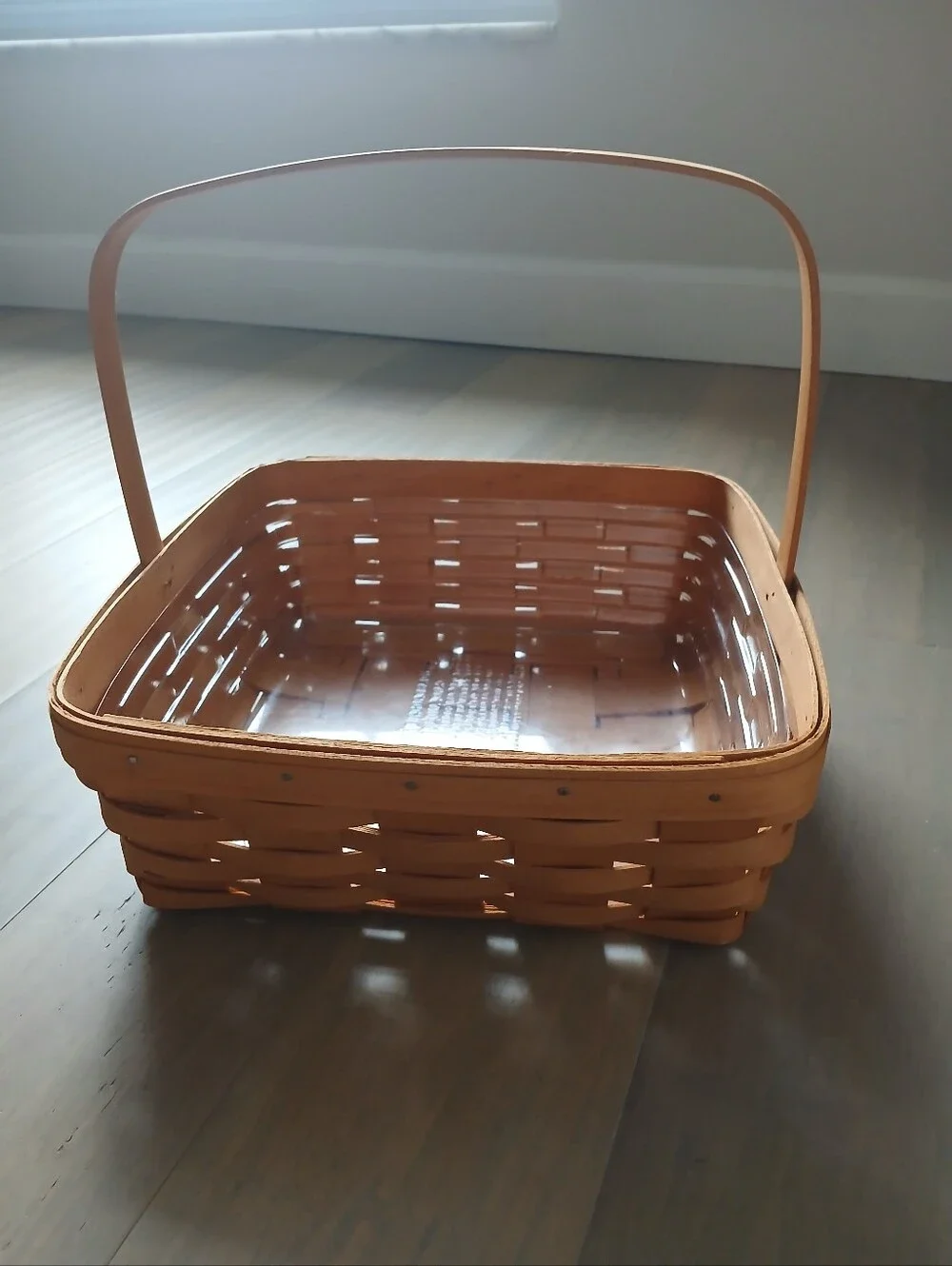 Longaberger Pie Basket w/ Liner & Protector